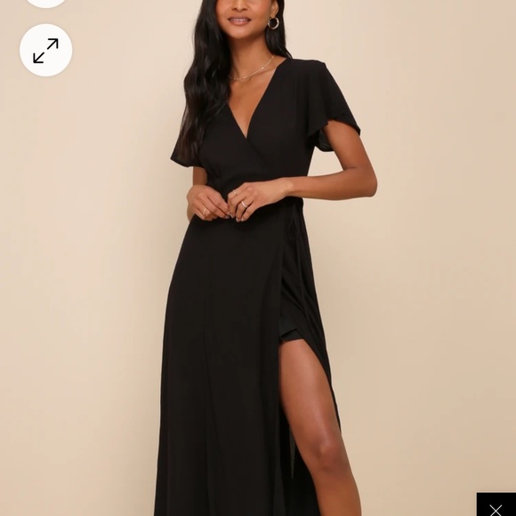 Lulus heart of marigold wrap dress - Picture 4 of 4